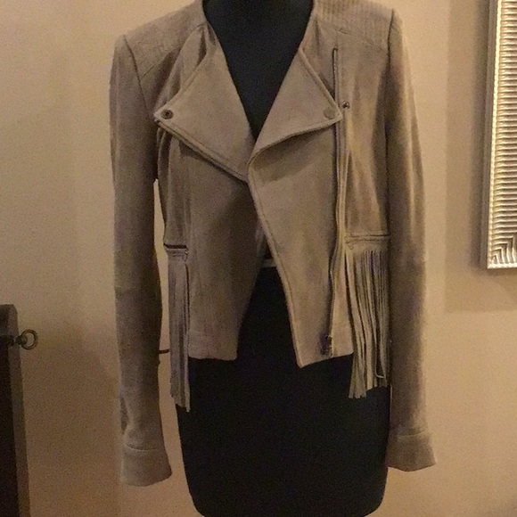 Sexy and Chic Beige Suede Tassel Jacket 💛 - Picture 5 of 7